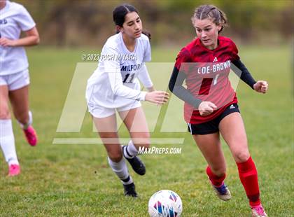 Thumbnail 3 in Coe-Brown Academy vs. Milford (NHIAA D2 Quarterfinal) photogallery.
