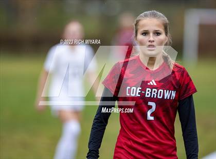 Thumbnail 1 in Coe-Brown Academy vs. Milford (NHIAA D2 Quarterfinal) photogallery.