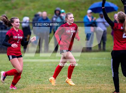 Thumbnail 1 in Coe-Brown Academy vs. Milford (NHIAA D2 Quarterfinal) photogallery.
