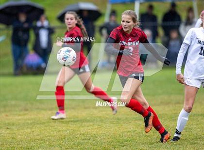 Thumbnail 1 in Coe-Brown Academy vs. Milford (NHIAA D2 Quarterfinal) photogallery.