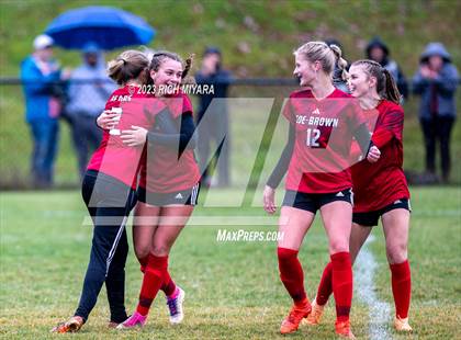 Thumbnail 3 in Coe-Brown Academy vs. Milford (NHIAA D2 Quarterfinal) photogallery.