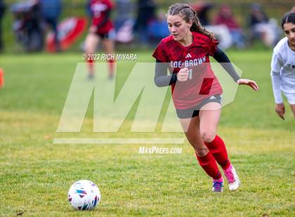 Thumbnail 2 in Coe-Brown Academy vs. Milford (NHIAA D2 Quarterfinal) photogallery.