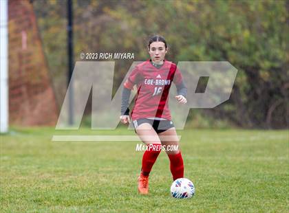 Thumbnail 3 in Coe-Brown Academy vs. Milford (NHIAA D2 Quarterfinal) photogallery.