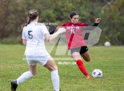 Thumbnail 3 in Coe-Brown Academy vs. Milford (NHIAA D2 Quarterfinal) photogallery.
