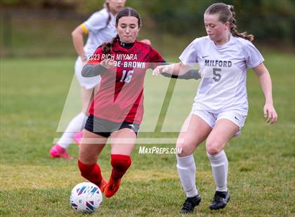 Thumbnail 3 in Coe-Brown Academy vs. Milford (NHIAA D2 Quarterfinal) photogallery.
