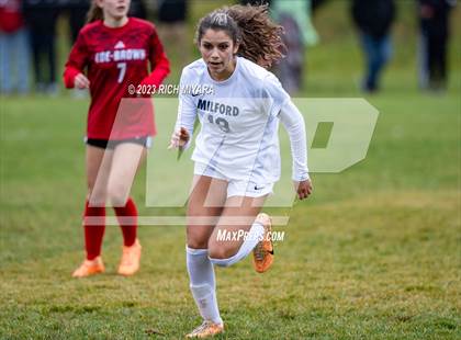 Thumbnail 2 in Coe-Brown Academy vs. Milford (NHIAA D2 Quarterfinal) photogallery.