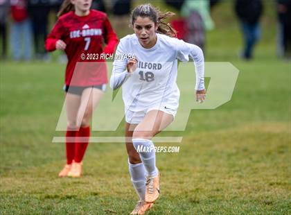 Thumbnail 3 in Coe-Brown Academy vs. Milford (NHIAA D2 Quarterfinal) photogallery.
