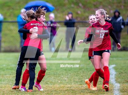 Thumbnail 2 in Coe-Brown Academy vs. Milford (NHIAA D2 Quarterfinal) photogallery.