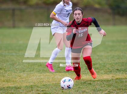 Thumbnail 3 in Coe-Brown Academy vs. Milford (NHIAA D2 Quarterfinal) photogallery.