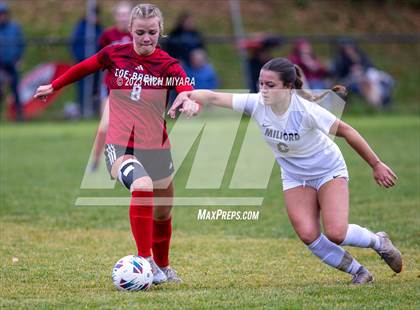 Thumbnail 3 in Coe-Brown Academy vs. Milford (NHIAA D2 Quarterfinal) photogallery.