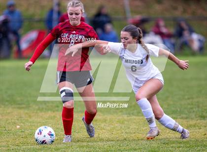 Thumbnail 1 in Coe-Brown Academy vs. Milford (NHIAA D2 Quarterfinal) photogallery.