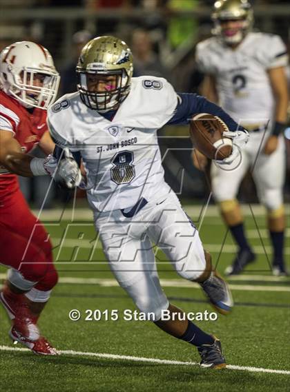 Thumbnail 1 in Orange Lutheran vs. St. John Bosco photogallery.