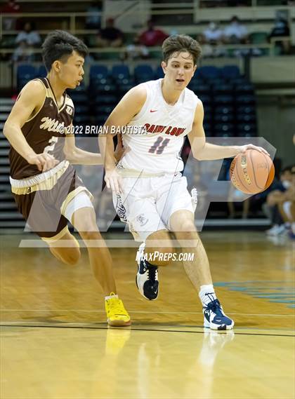 Thumbnail 2 in St. Louis vs Mililani (HHSAA D1 Championship) photogallery.