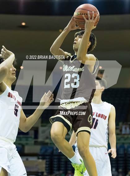 Thumbnail 3 in St. Louis vs Mililani (HHSAA D1 Championship) photogallery.