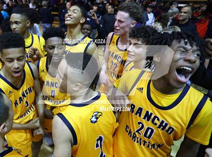 Thumbnail 2 in Rancho Christian vs. Sierra Canyon (Battle of the Valleys) photogallery.