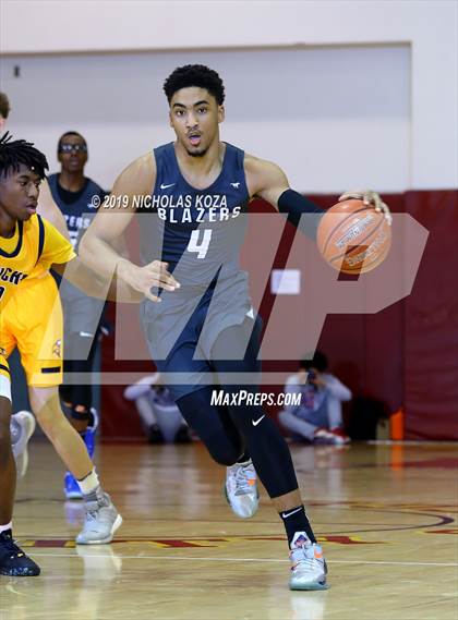 Thumbnail 2 in Rancho Christian vs. Sierra Canyon (Battle of the Valleys) photogallery.