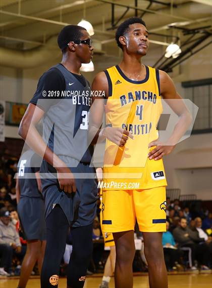 Thumbnail 1 in Rancho Christian vs. Sierra Canyon (Battle of the Valleys) photogallery.