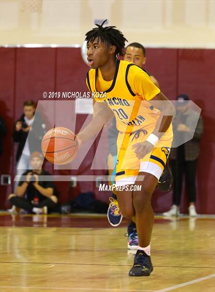 Thumbnail 3 in Rancho Christian vs. Sierra Canyon (Battle of the Valleys) photogallery.