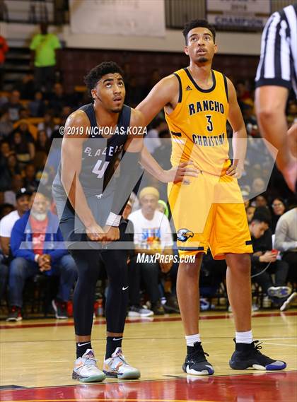 Thumbnail 3 in Rancho Christian vs. Sierra Canyon (Battle of the Valleys) photogallery.