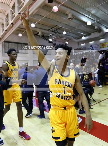 Thumbnail 2 in Rancho Christian vs. Sierra Canyon (Battle of the Valleys) photogallery.