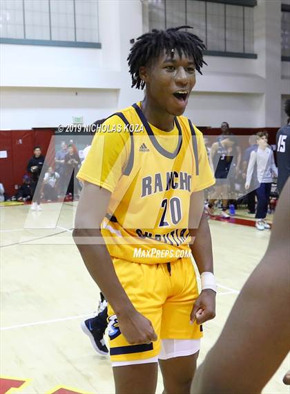 Thumbnail 2 in Rancho Christian vs. Sierra Canyon (Battle of the Valleys) photogallery.