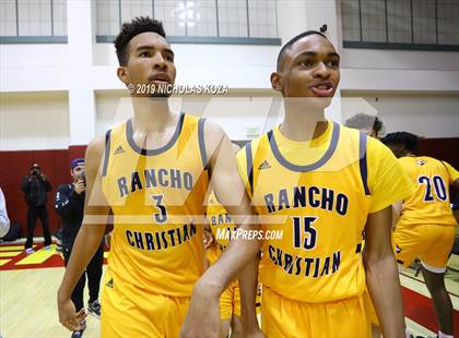 Thumbnail 1 in Rancho Christian vs. Sierra Canyon (Battle of the Valleys) photogallery.