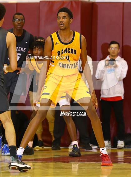 Thumbnail 3 in Rancho Christian vs. Sierra Canyon (Battle of the Valleys) photogallery.