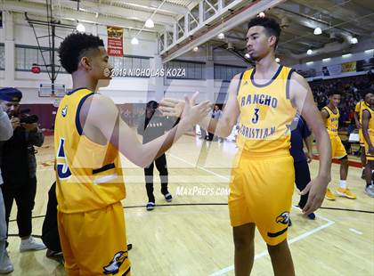 Thumbnail 3 in Rancho Christian vs. Sierra Canyon (Battle of the Valleys) photogallery.