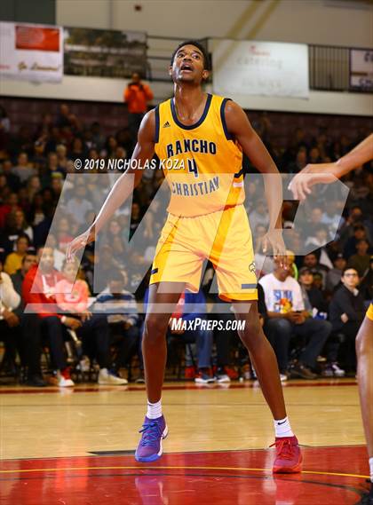 Thumbnail 3 in Rancho Christian vs. Sierra Canyon (Battle of the Valleys) photogallery.