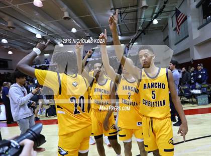 Thumbnail 2 in Rancho Christian vs. Sierra Canyon (Battle of the Valleys) photogallery.