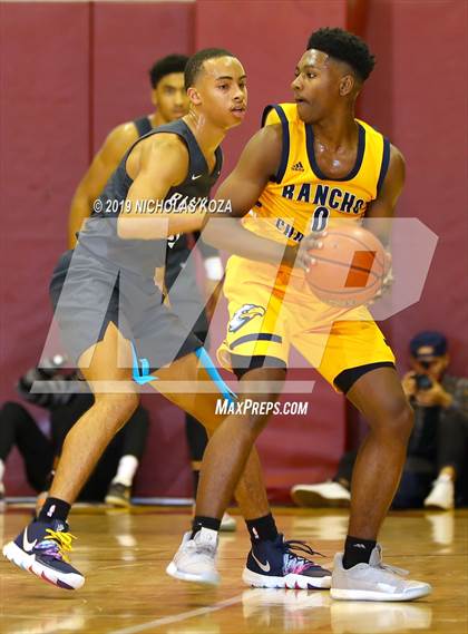 Thumbnail 3 in Rancho Christian vs. Sierra Canyon (Battle of the Valleys) photogallery.