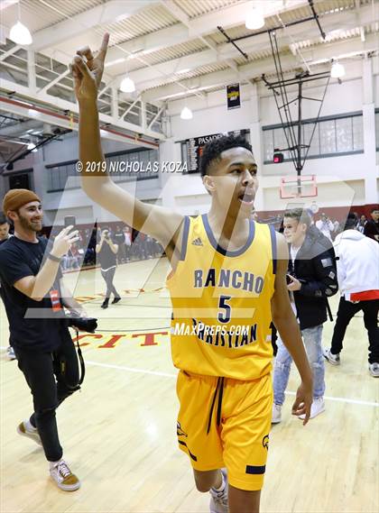 Thumbnail 2 in Rancho Christian vs. Sierra Canyon (Battle of the Valleys) photogallery.