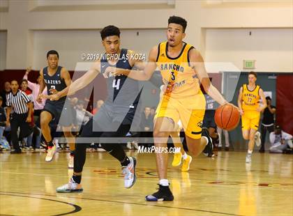 Thumbnail 3 in Rancho Christian vs. Sierra Canyon (Battle of the Valleys) photogallery.