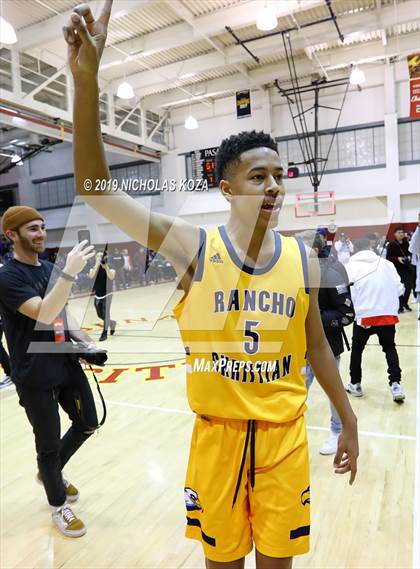 Thumbnail 3 in Rancho Christian vs. Sierra Canyon (Battle of the Valleys) photogallery.