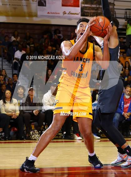 Thumbnail 1 in Rancho Christian vs. Sierra Canyon (Battle of the Valleys) photogallery.