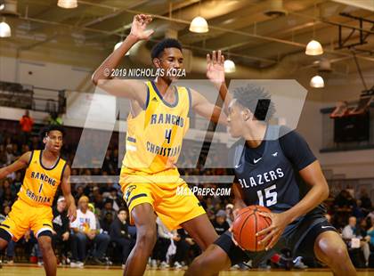 Thumbnail 3 in Rancho Christian vs. Sierra Canyon (Battle of the Valleys) photogallery.