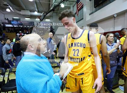Thumbnail 3 in Rancho Christian vs. Sierra Canyon (Battle of the Valleys) photogallery.