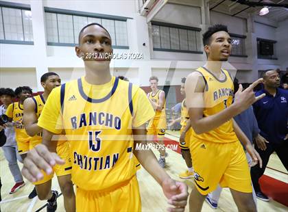 Thumbnail 1 in Rancho Christian vs. Sierra Canyon (Battle of the Valleys) photogallery.