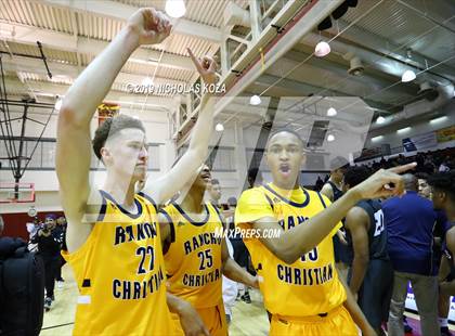 Thumbnail 3 in Rancho Christian vs. Sierra Canyon (Battle of the Valleys) photogallery.