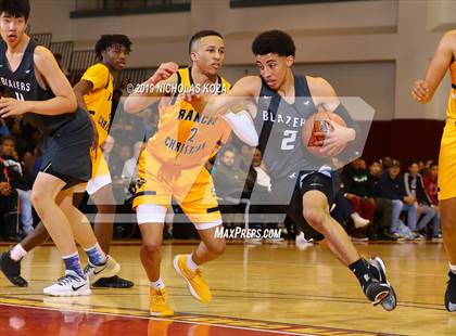 Thumbnail 3 in Rancho Christian vs. Sierra Canyon (Battle of the Valleys) photogallery.
