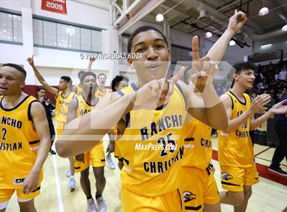 Thumbnail 3 in Rancho Christian vs. Sierra Canyon (Battle of the Valleys) photogallery.