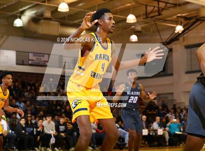 Thumbnail 2 in Rancho Christian vs. Sierra Canyon (Battle of the Valleys) photogallery.