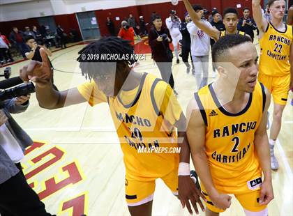 Thumbnail 1 in Rancho Christian vs. Sierra Canyon (Battle of the Valleys) photogallery.