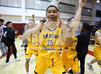 Thumbnail 3 in Rancho Christian vs. Sierra Canyon (Battle of the Valleys) photogallery.