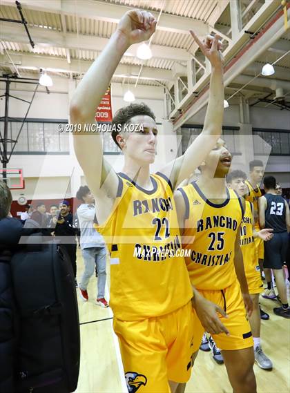 Thumbnail 3 in Rancho Christian vs. Sierra Canyon (Battle of the Valleys) photogallery.