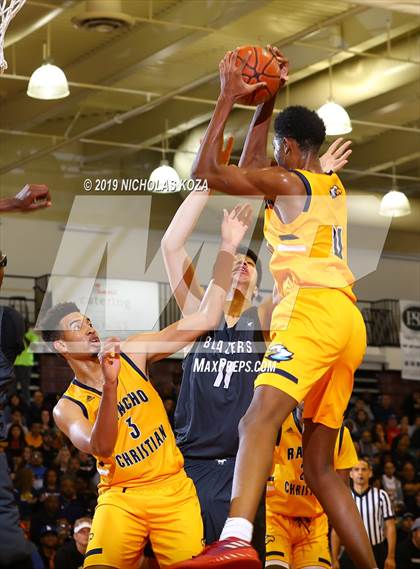 Thumbnail 1 in Rancho Christian vs. Sierra Canyon (Battle of the Valleys) photogallery.
