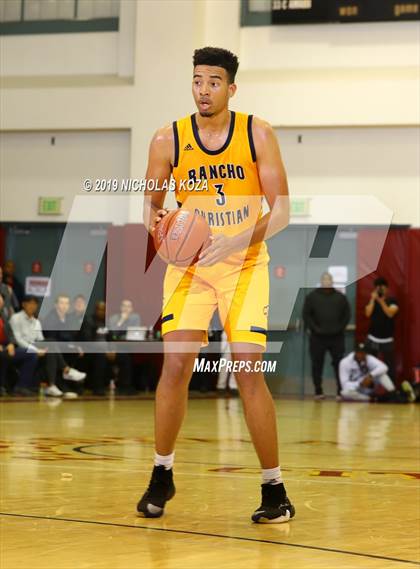 Thumbnail 3 in Rancho Christian vs. Sierra Canyon (Battle of the Valleys) photogallery.