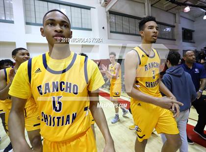 Thumbnail 3 in Rancho Christian vs. Sierra Canyon (Battle of the Valleys) photogallery.