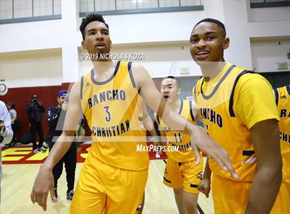 Thumbnail 2 in Rancho Christian vs. Sierra Canyon (Battle of the Valleys) photogallery.