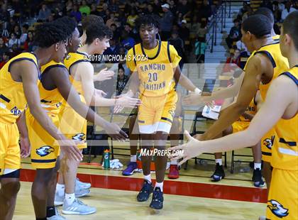 Thumbnail 1 in Rancho Christian vs. Sierra Canyon (Battle of the Valleys) photogallery.